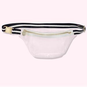 STONEY CLOVER LANE Clear (Stadium) Fanny Pack in ‘Noir & White’